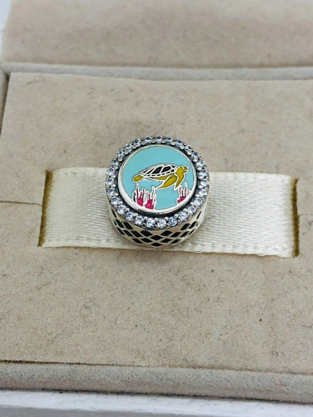 ✨🔥Pandora St. Thomas Turtle Charm Beach Travel Turtle Pendant